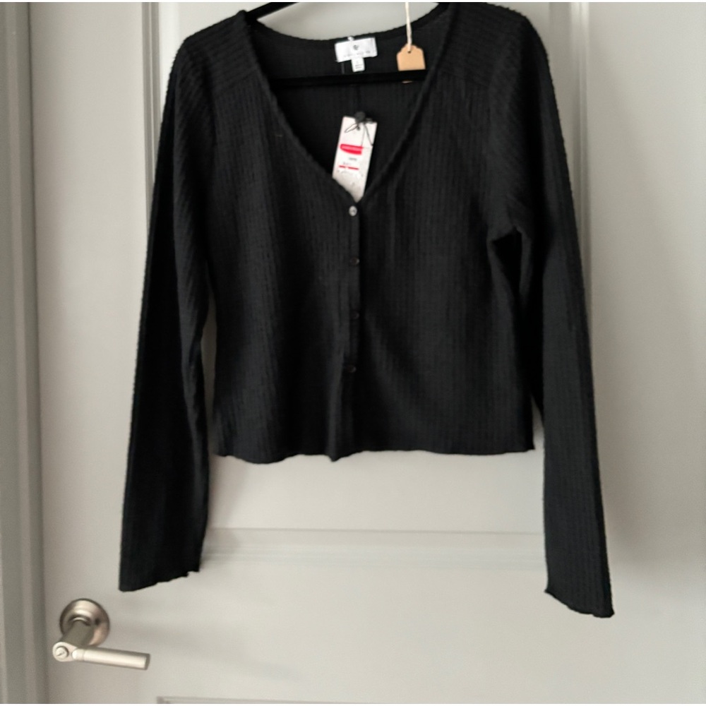 NWT Socialite Black Cardigan